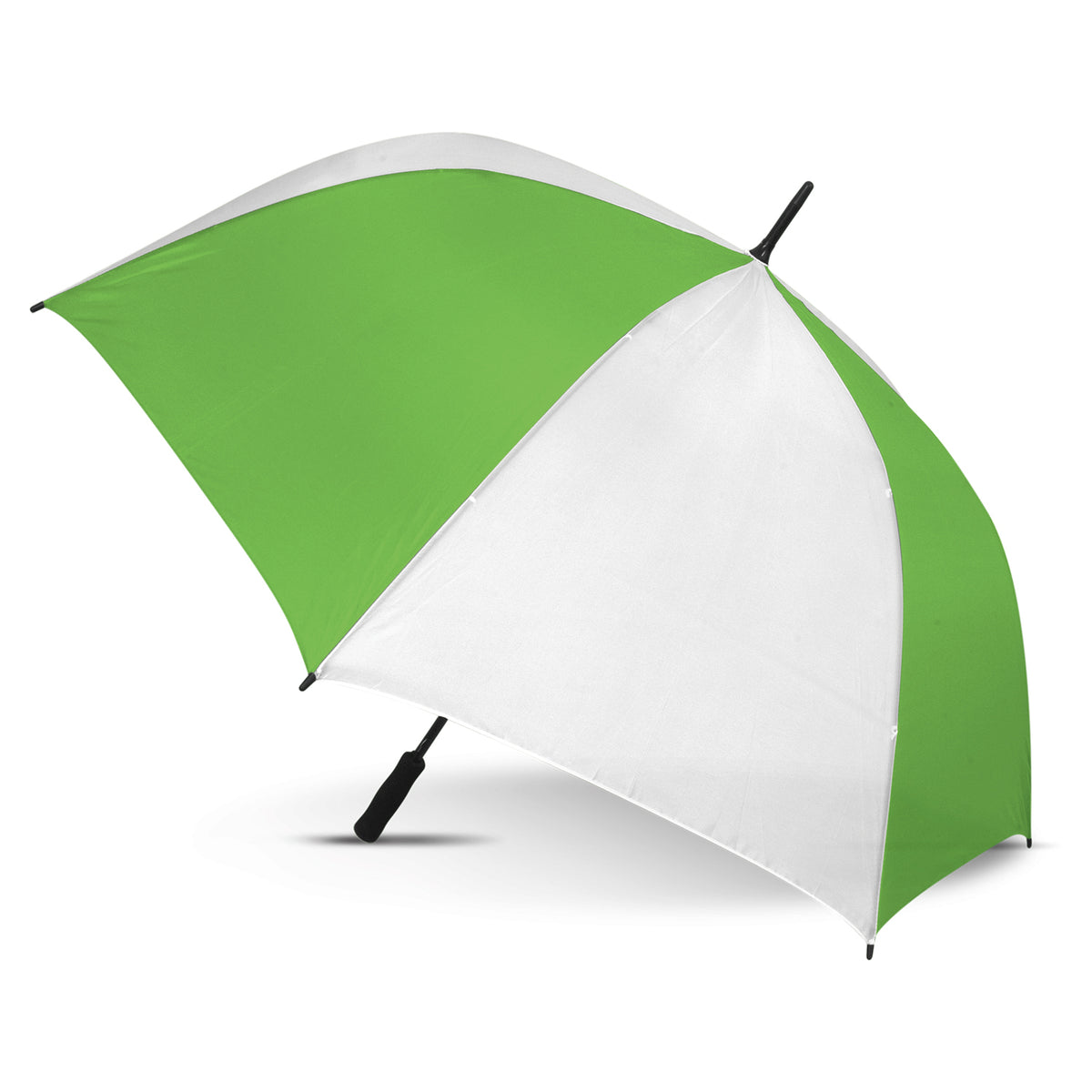White/Bright Green