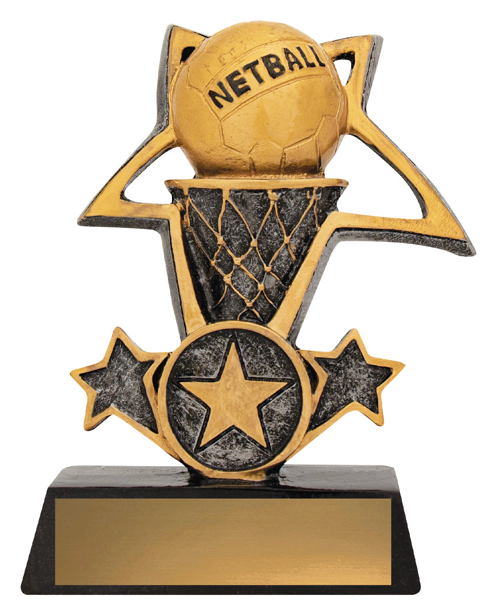 Netball Tri-Star - 115mm