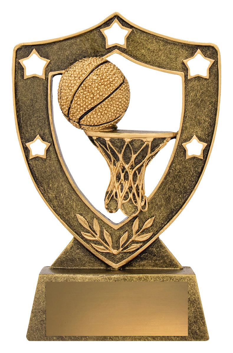 Basketball Gold Shield - 135mm