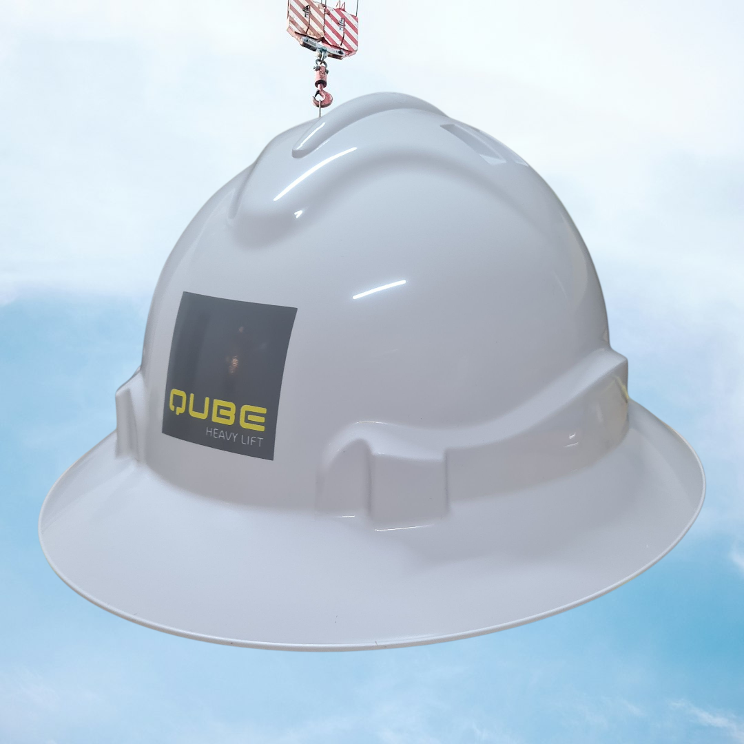 Custom printed hard hat