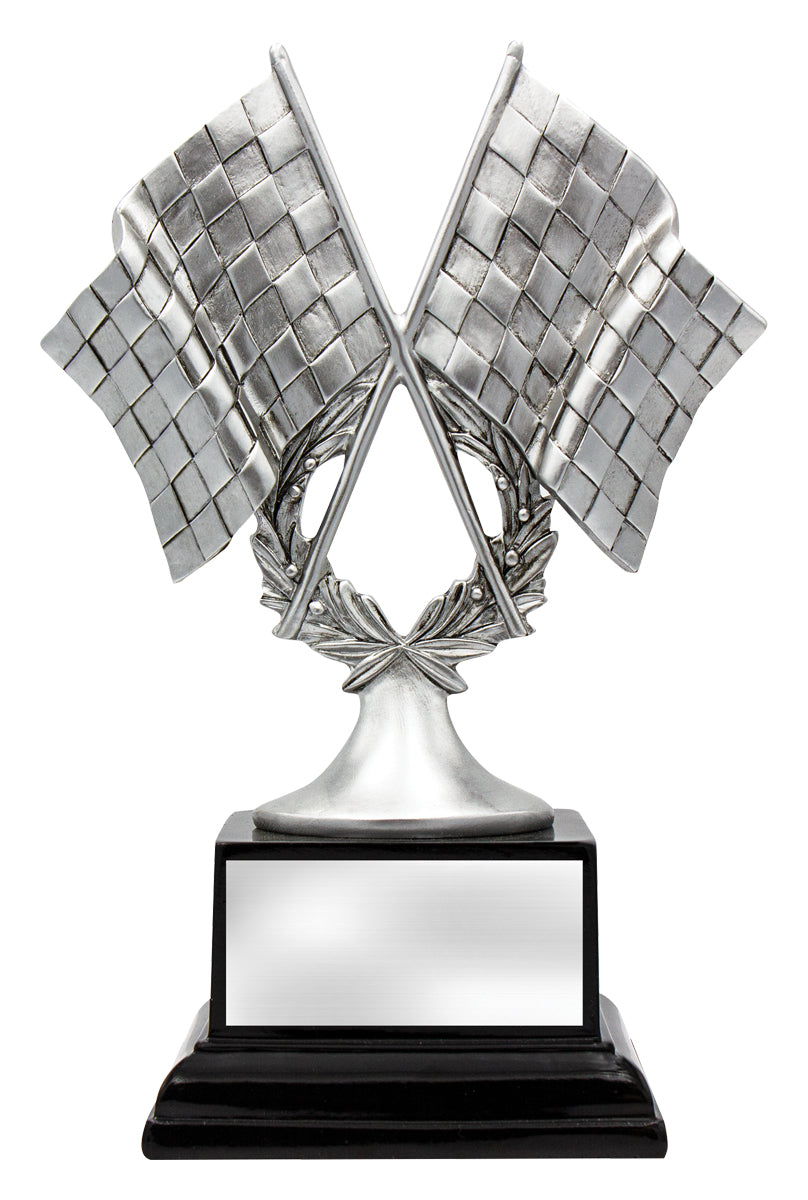 Motorsport Silver Flags - 190mm