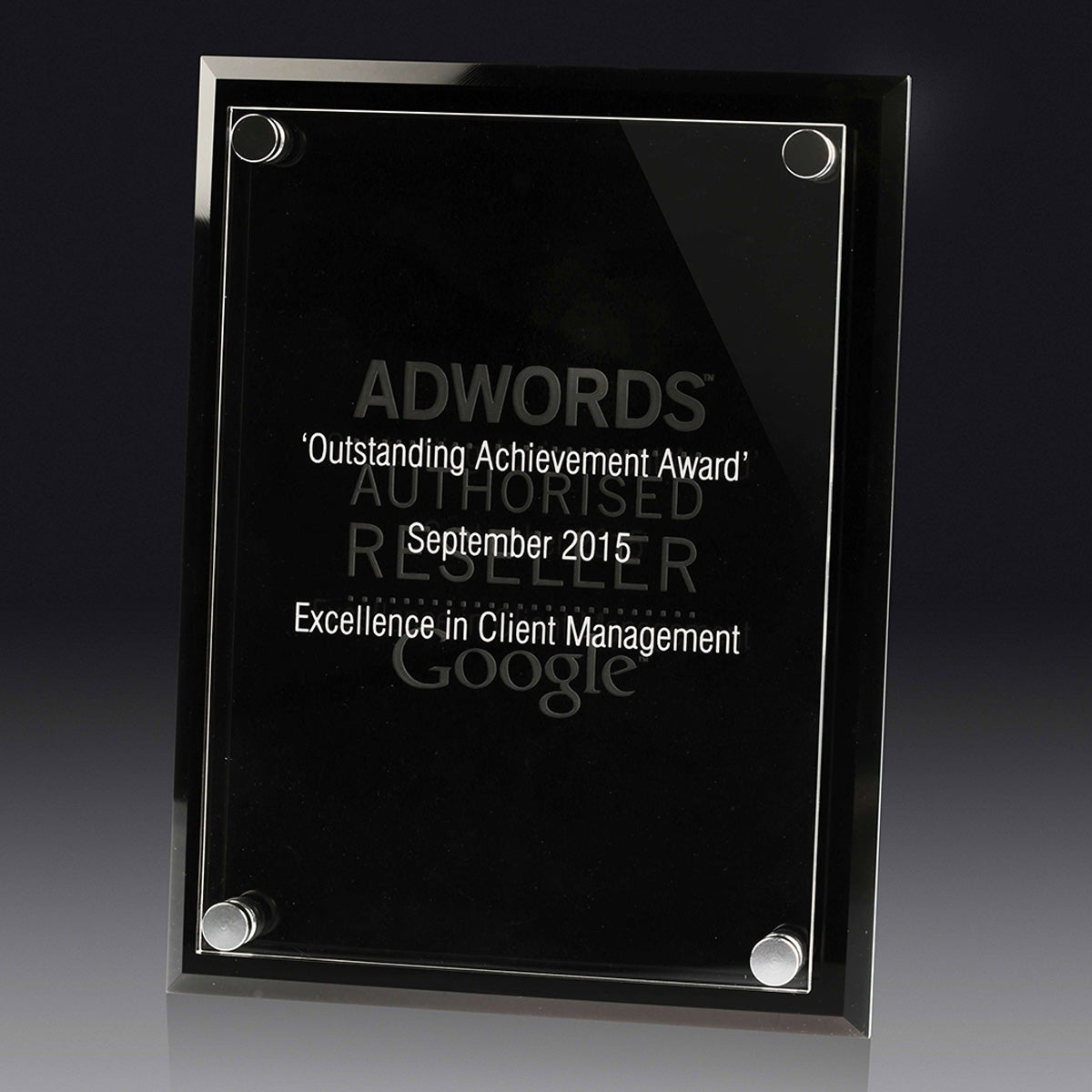 Acrylic Ambition Plaque - 250mm