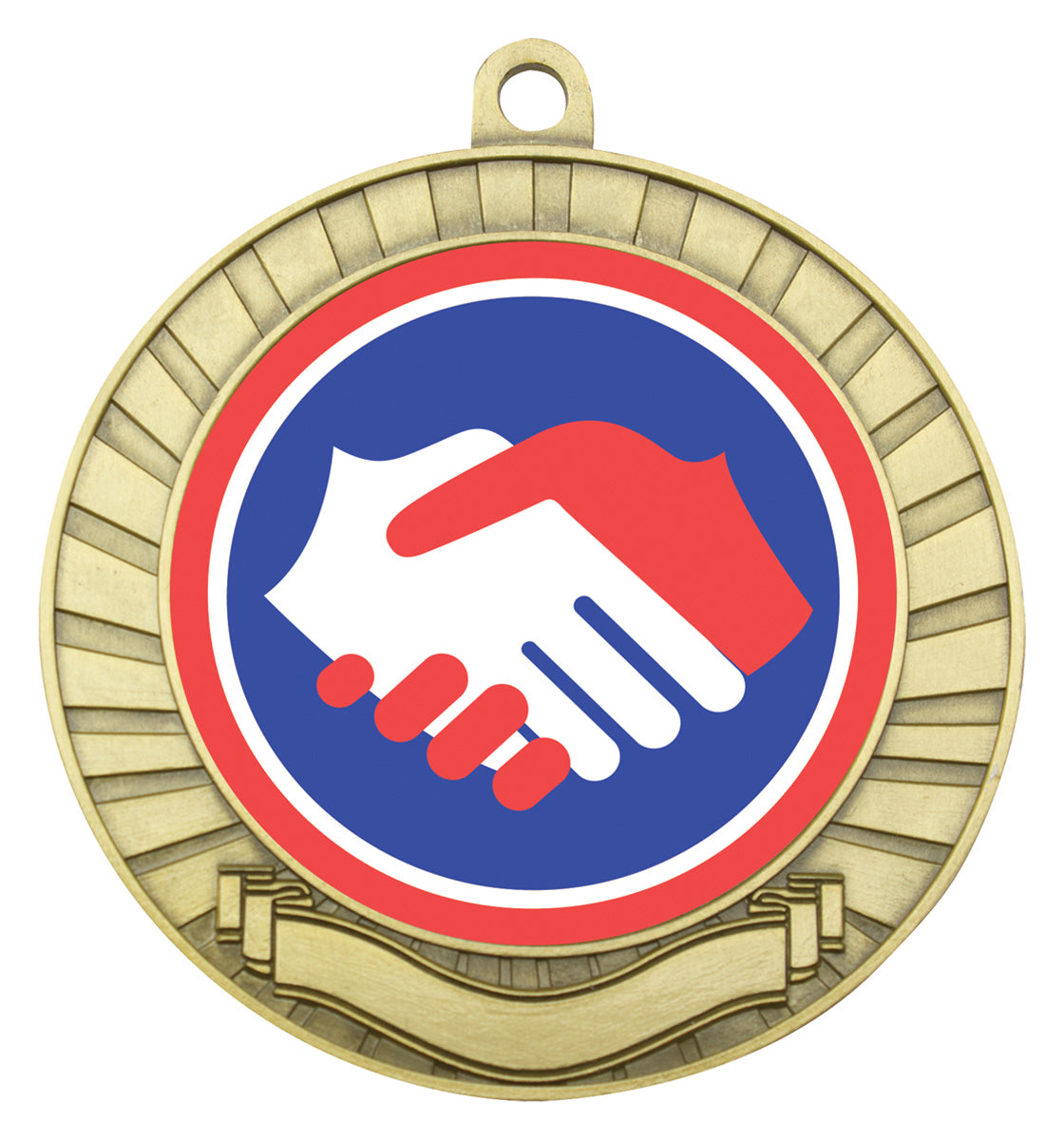 Eco Scroll - Handshake - Gold