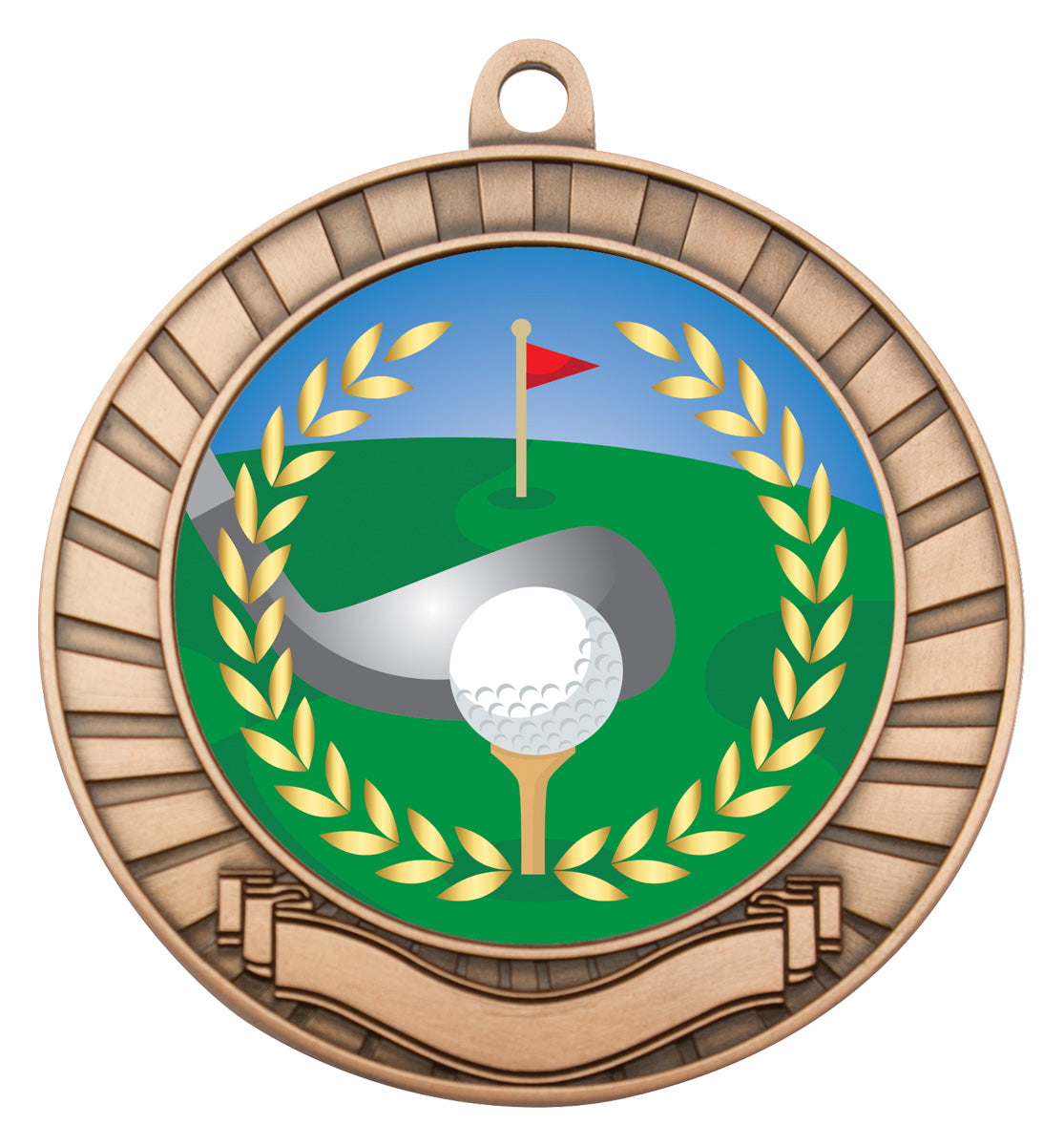 Eco Scroll - Golf - Bronze