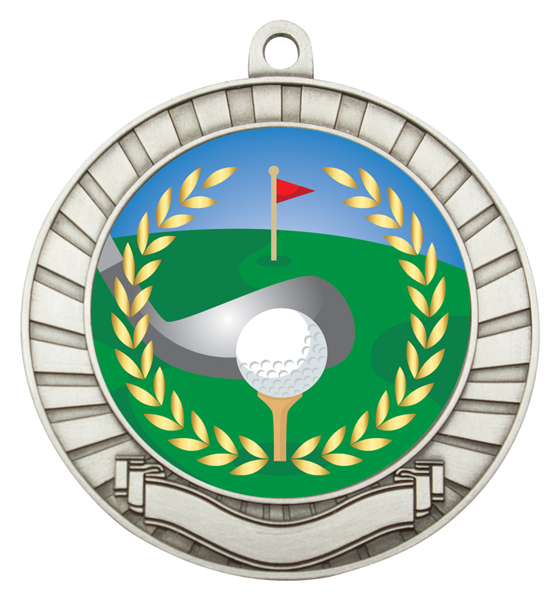 Eco Scroll - Golf - Silver