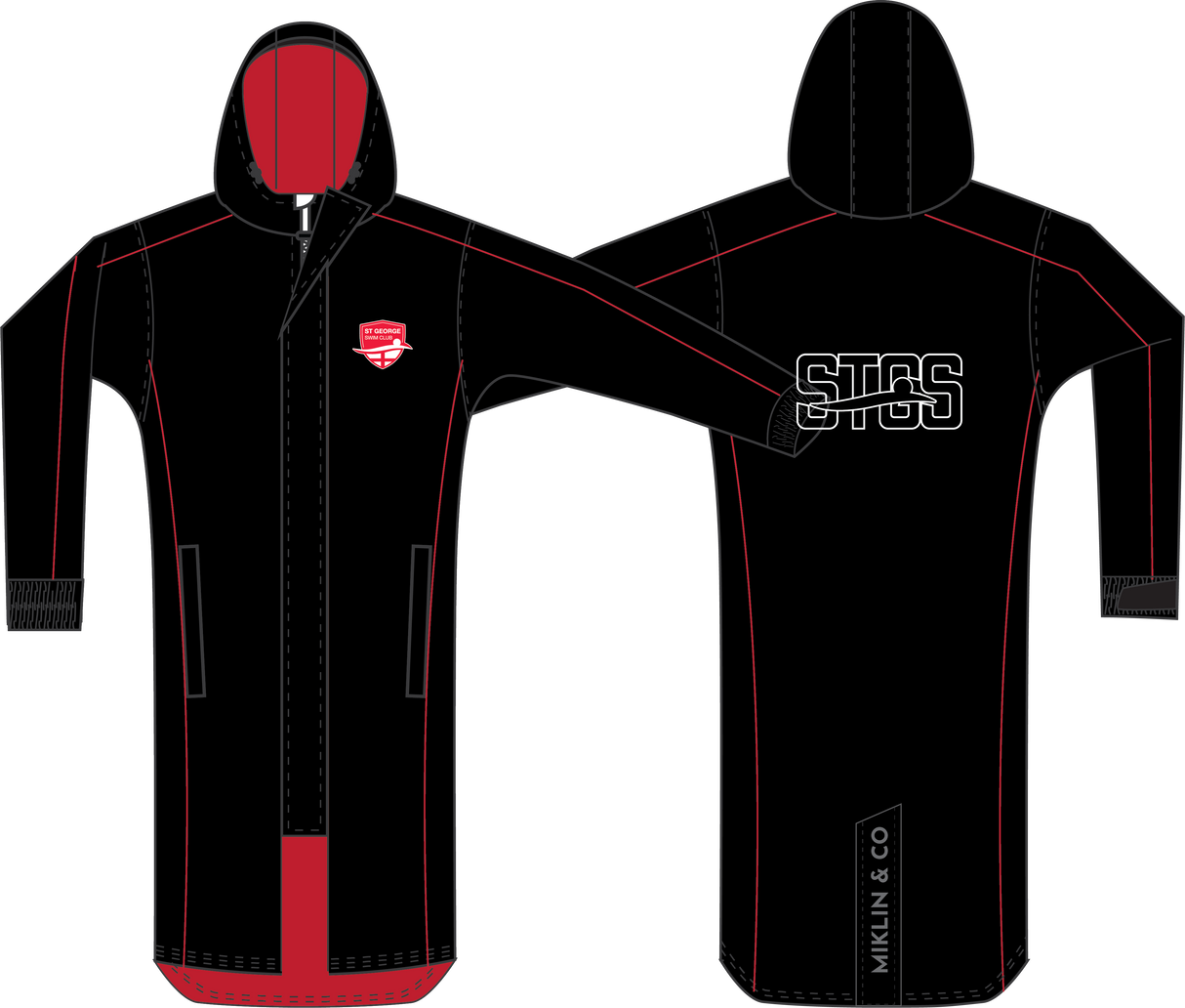 St George Swim Club - Deck Parka