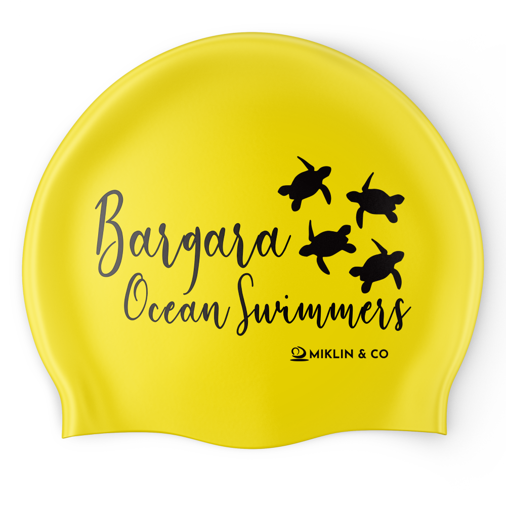 Budget flat silicone swim cap for schools and social swim groups
