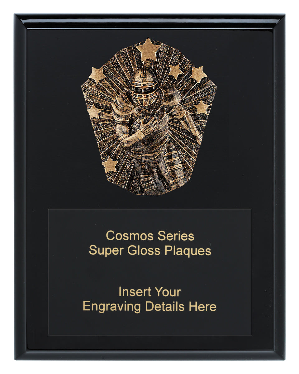 Cosmos Super Plaque - American Football - 200mm