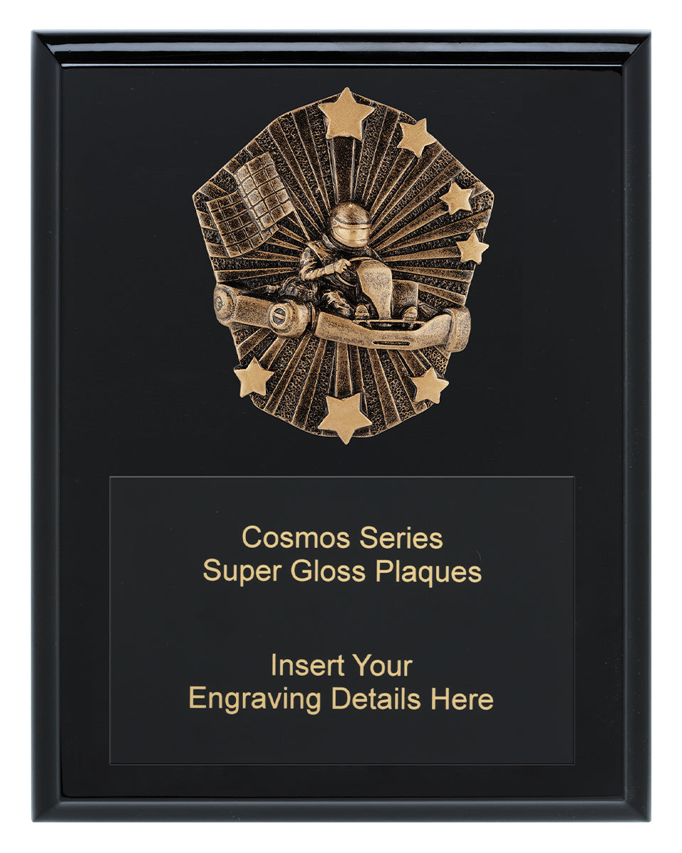 Cosmos Super Plaque - Go Kart - 200mm