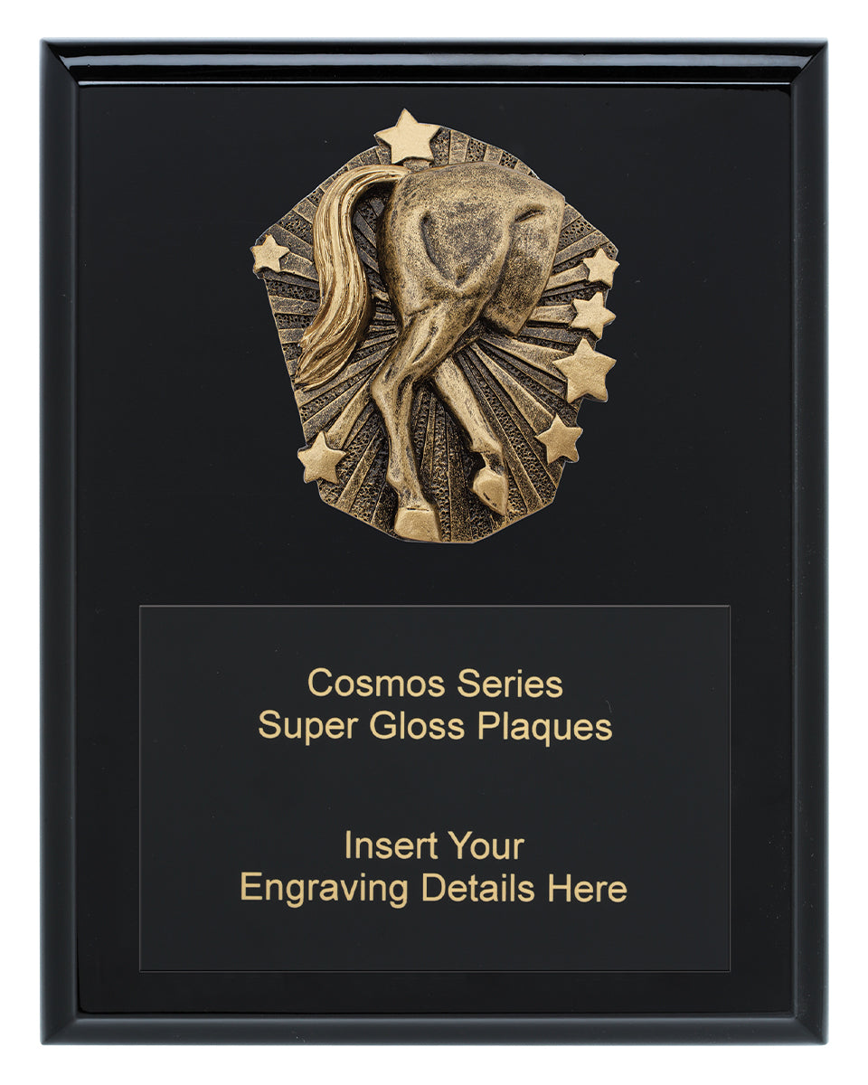 Cosmos Super Plaque - Horse's Rear - 250mm
