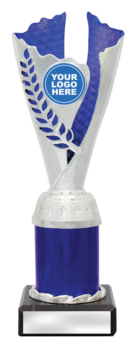 Spirit Cups - Silver / Blue - 225mm