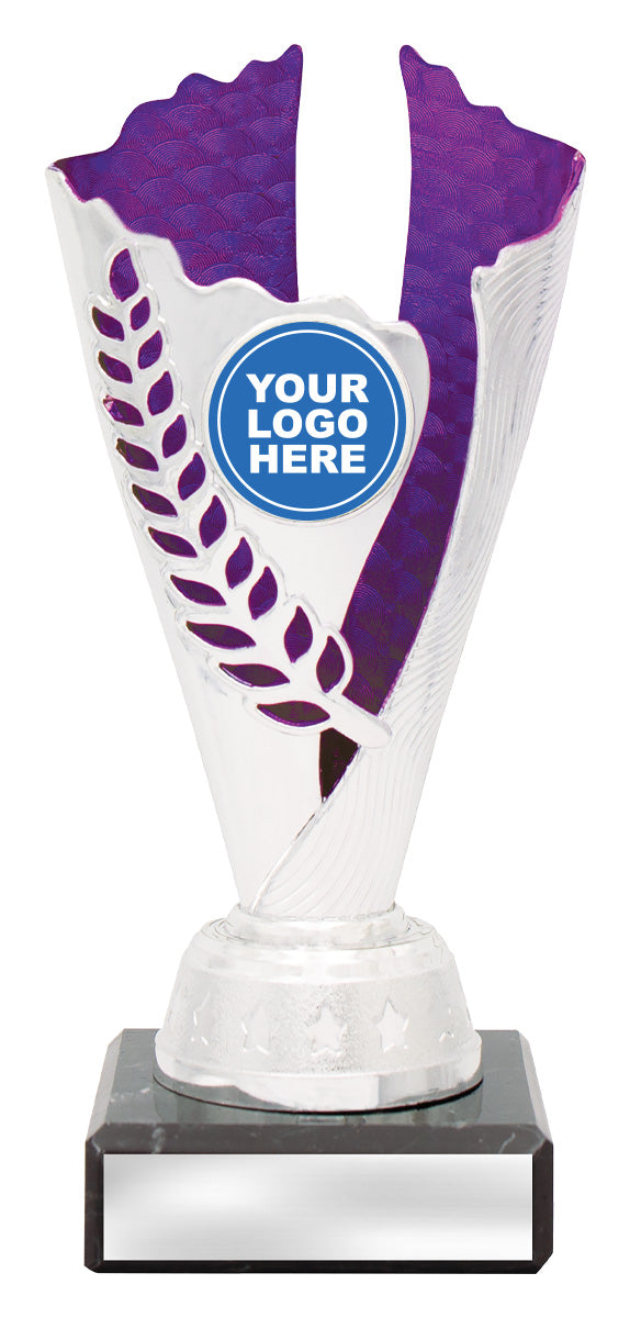 Spirit Cups - Silver / Purple - 175mm