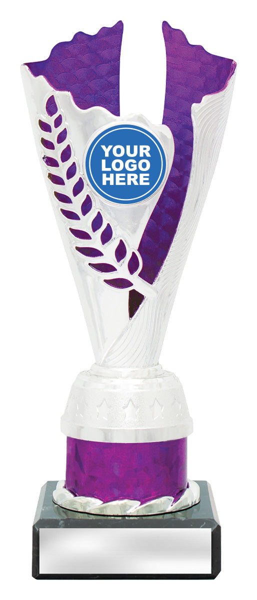 Spirit Cups - Silver / Purple - 200mm