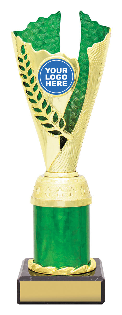Spirit Cups - Gold / Green - 225mm