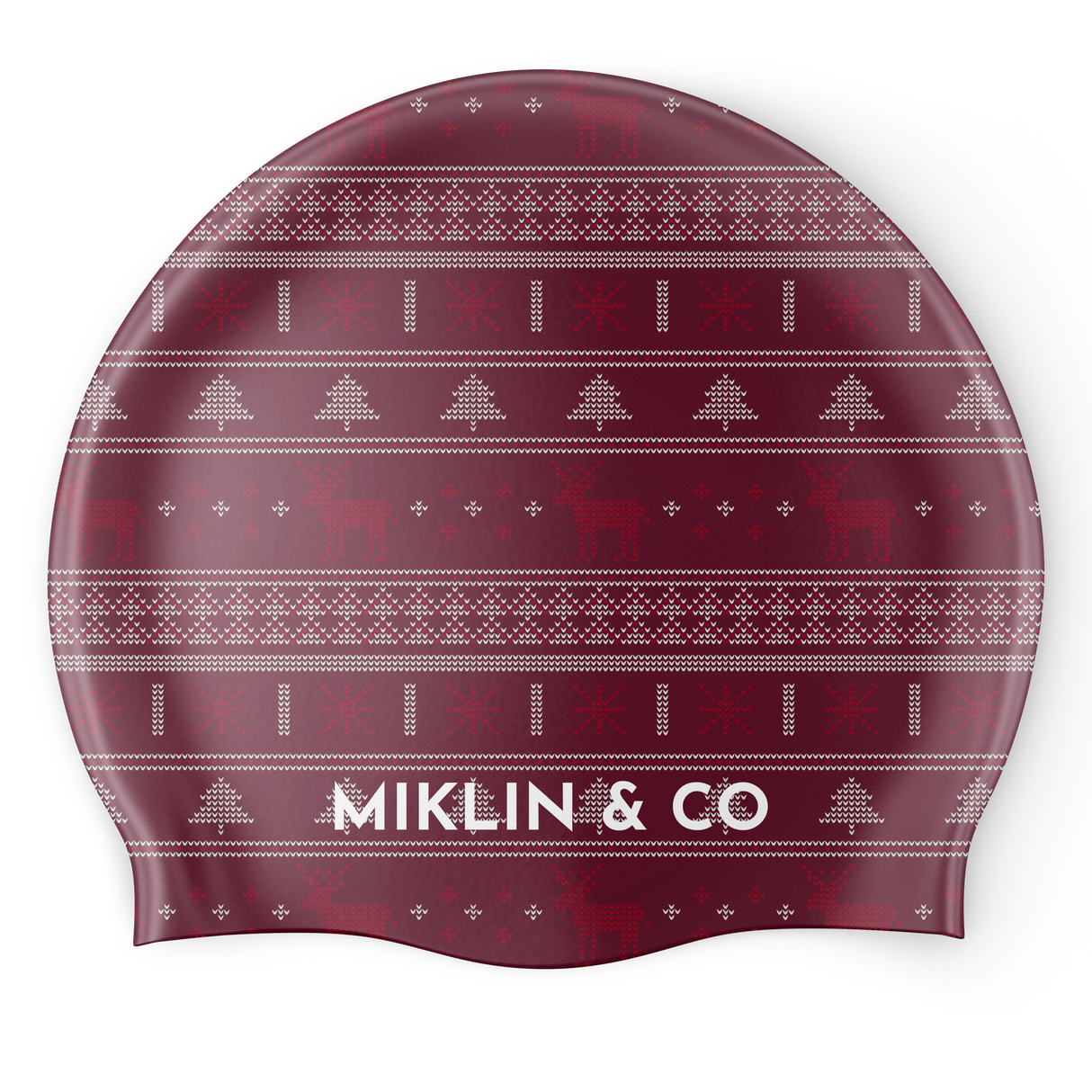 Christmas Swim Cap - Ugly Christmas Cap