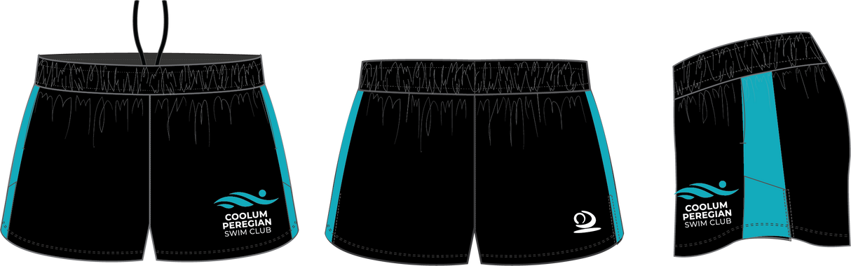 Coolum Peregian Swim Club Shorts - Ladies/Girls