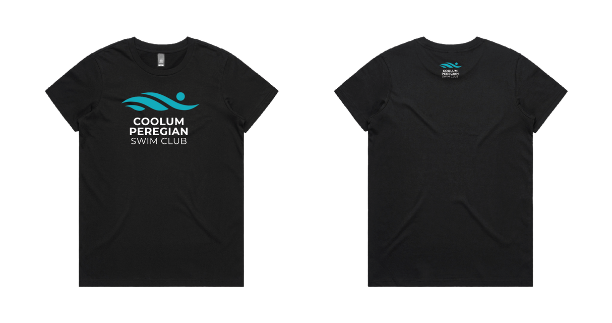 Coolum Peregian Swim Club Cotton Tee - Ladies