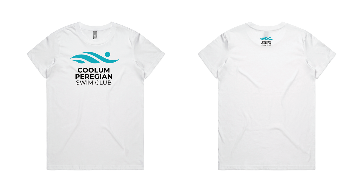 Coolum Peregian Swim Club Cotton Tee - Ladies