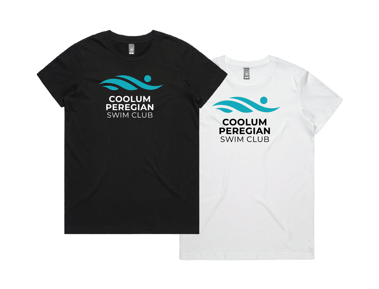 Coolum Peregian Swim Club Cotton Tee - Ladies