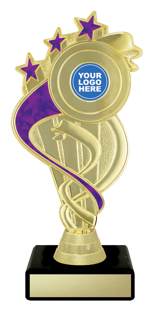 Purple Ribbon Star - 180mm