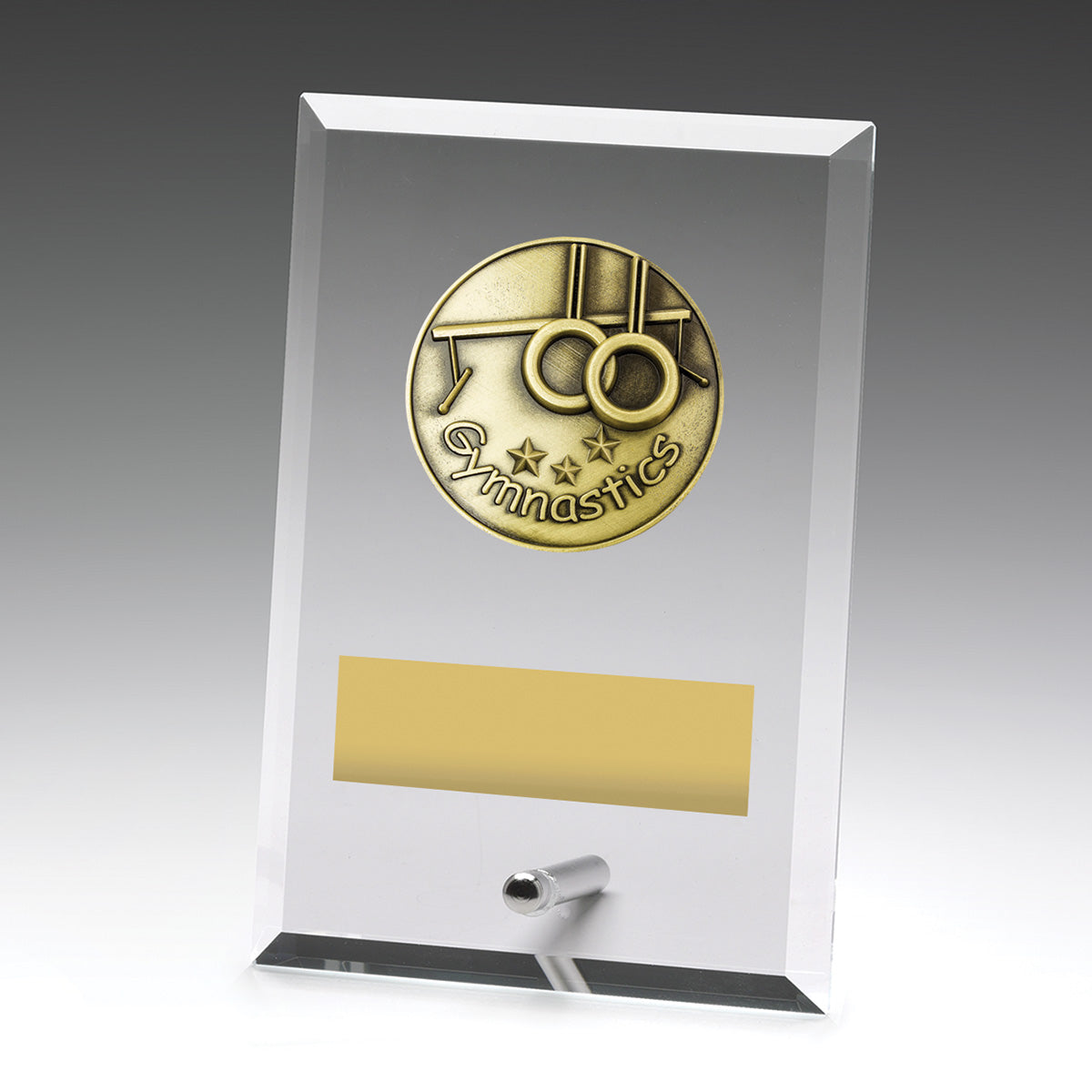 Glass Plaques - Gymnastics - 150mm