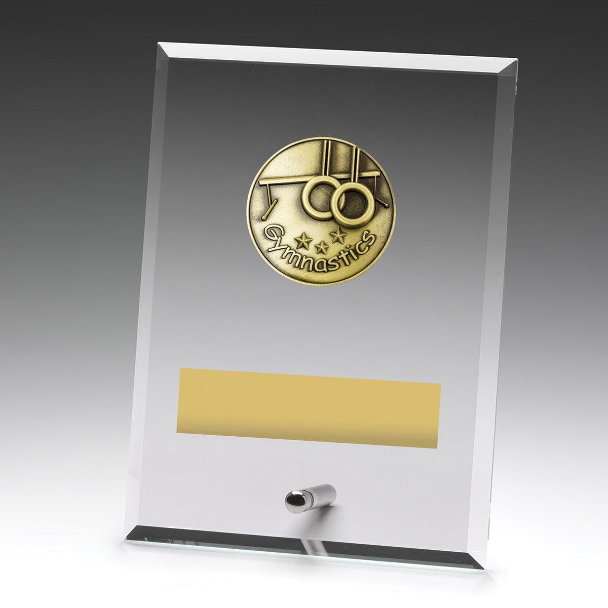 Glass Plaques - Gymnastics - 175mm