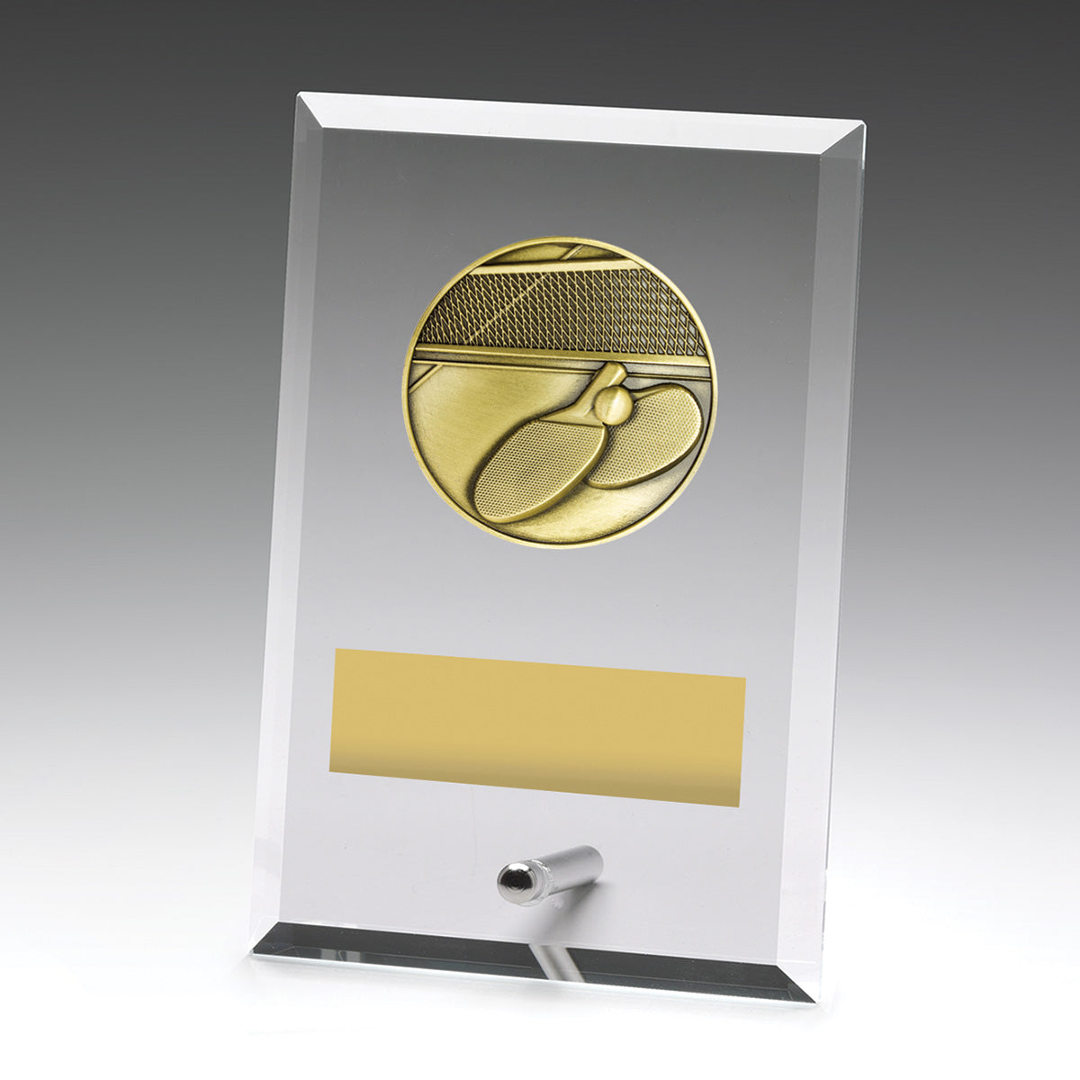 Glass Plaques - Table Tennis - 150mm