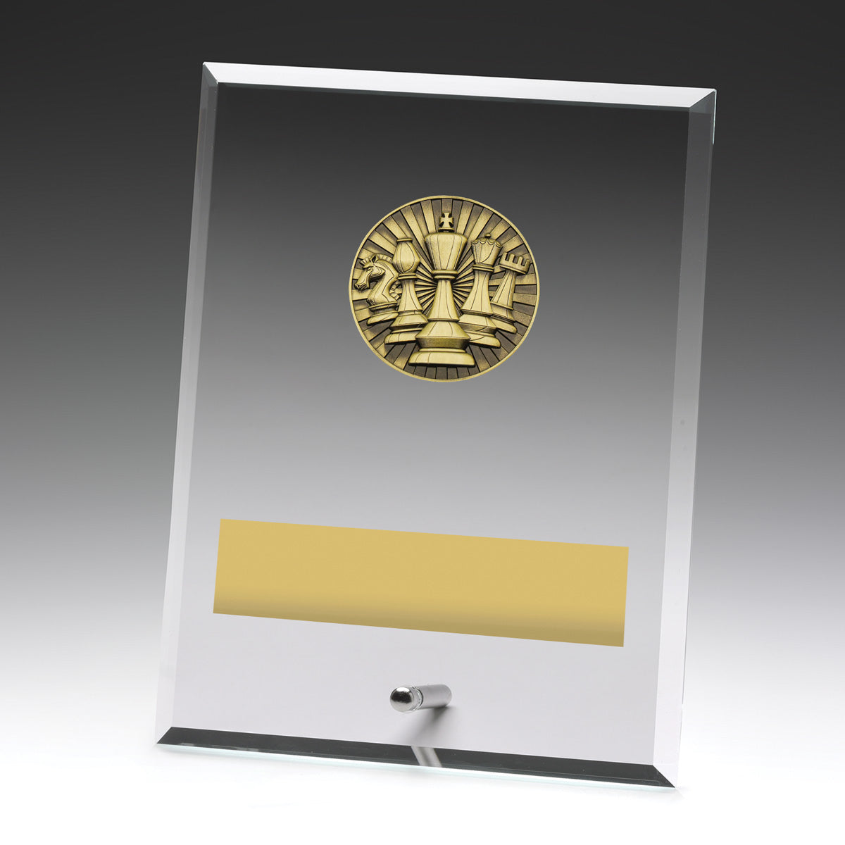 Glass Plaques - Chess - 200mm