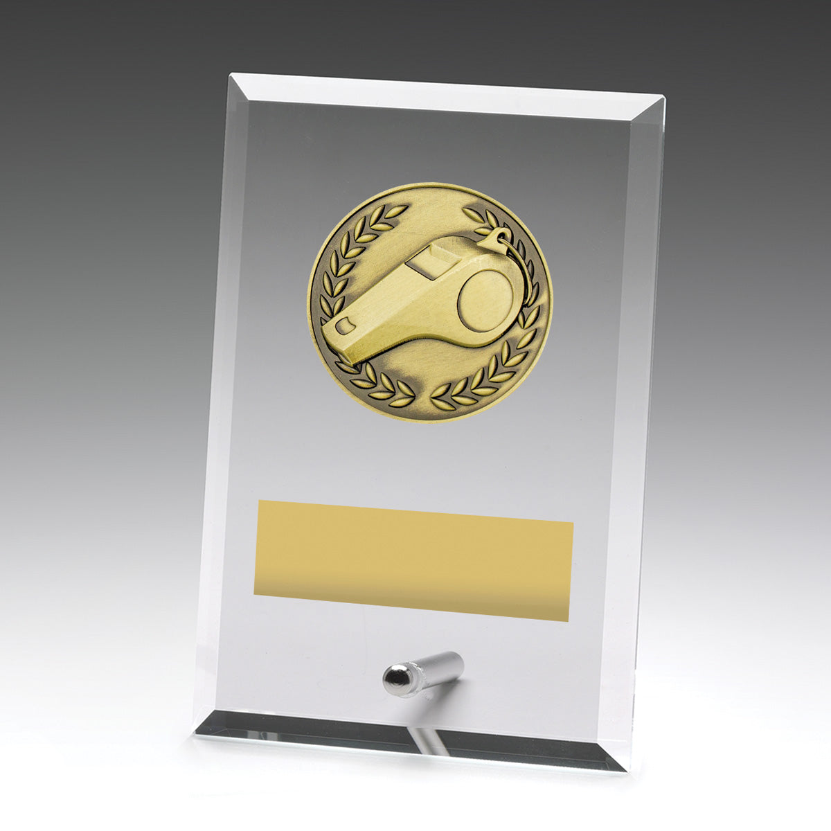Glass Plaques - Whistle - 150mm