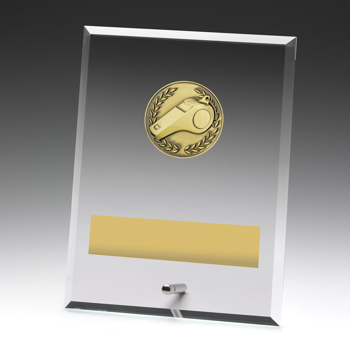 Glass Plaques - Whistle - 200mm