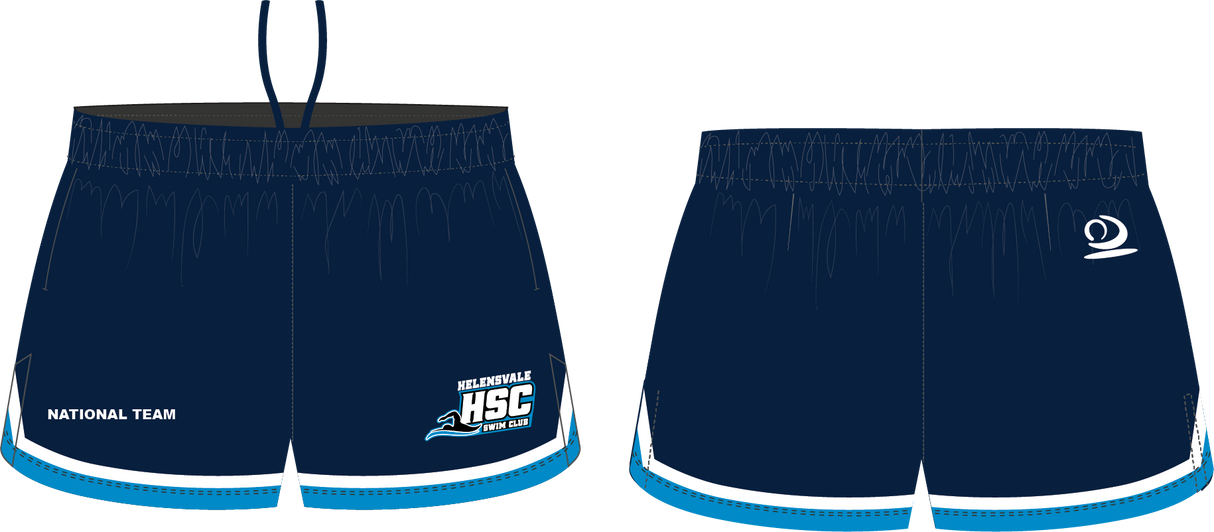 Helensvale Swim Club - Ladies Style National Team Shorts