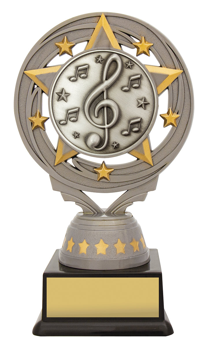 Silver Music Torch - 150mm