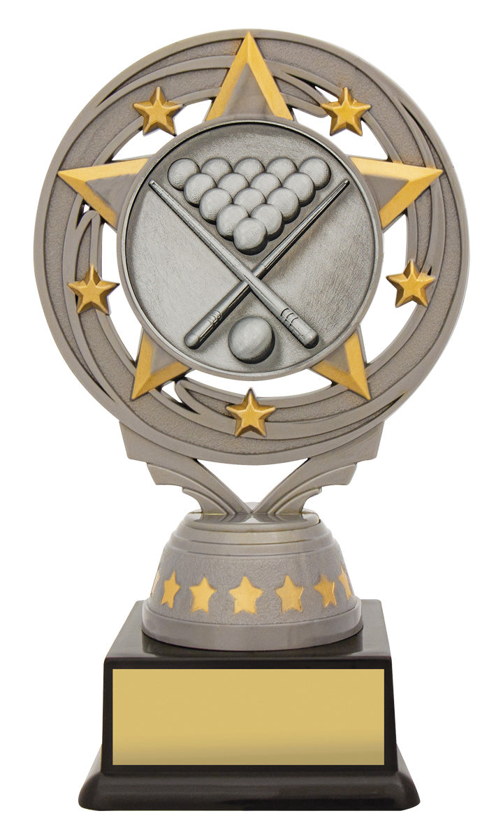 Silver Pool / Snooker Torch - 150mm