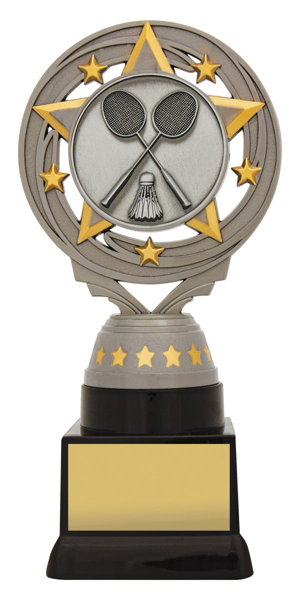 Silver Badminton Torch - 180mm