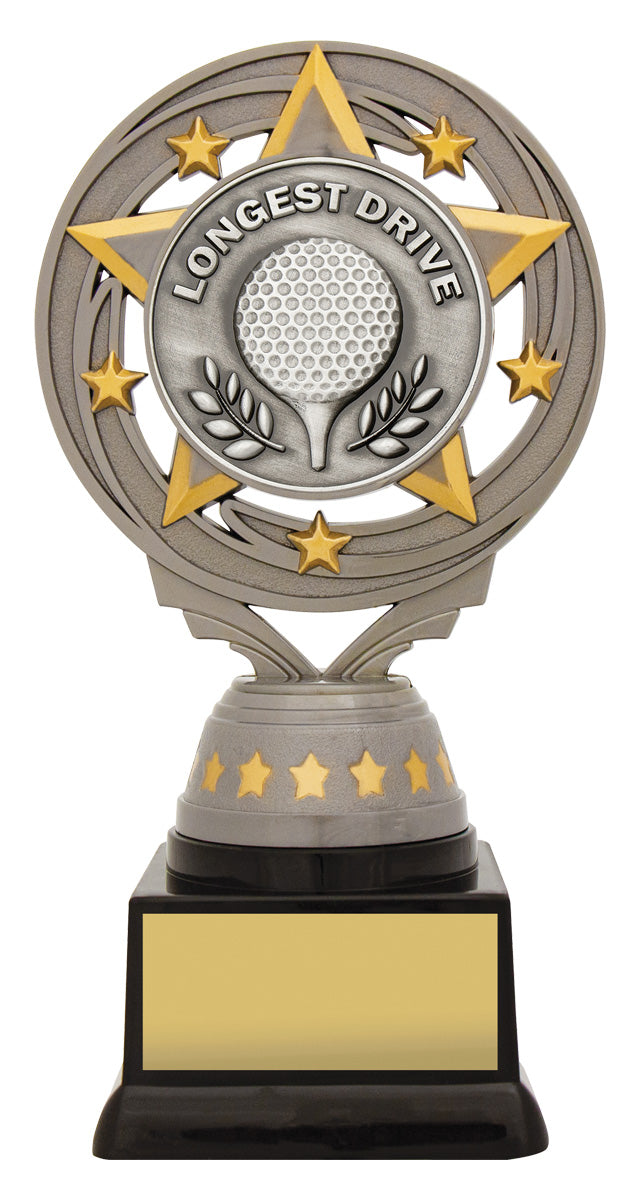 Silver Longest Drive Torch - 165mm