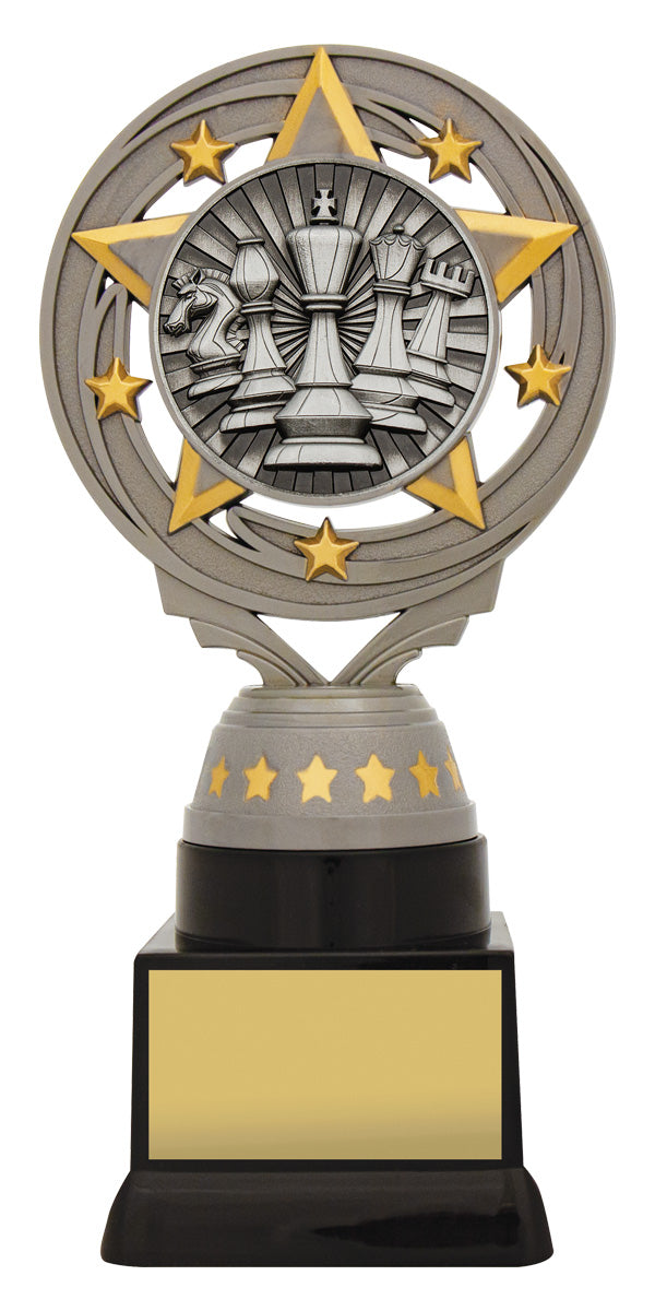 Silver Chess Torch - 180mm