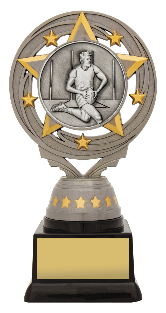Silver Male Footy Torch - 165mm