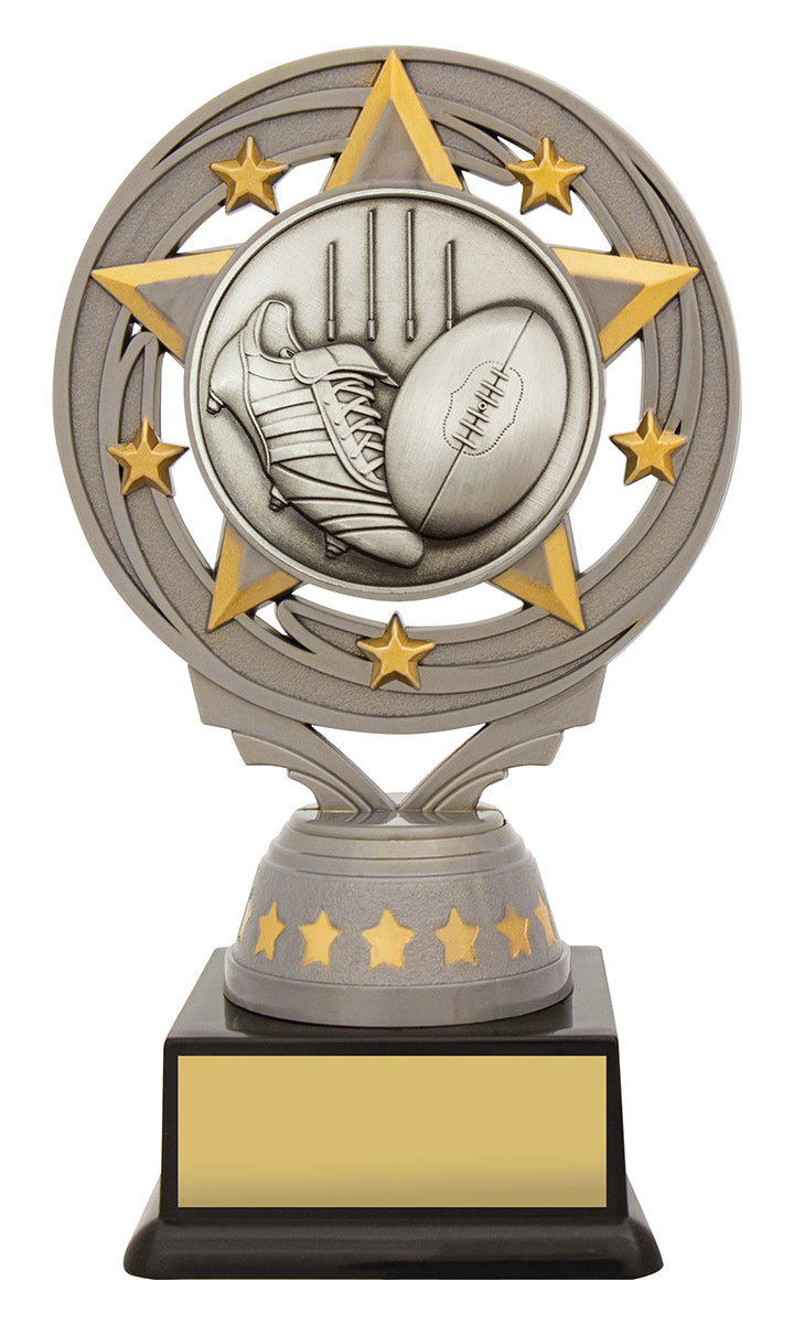 Silver Aussie Rules Torch - 150mm