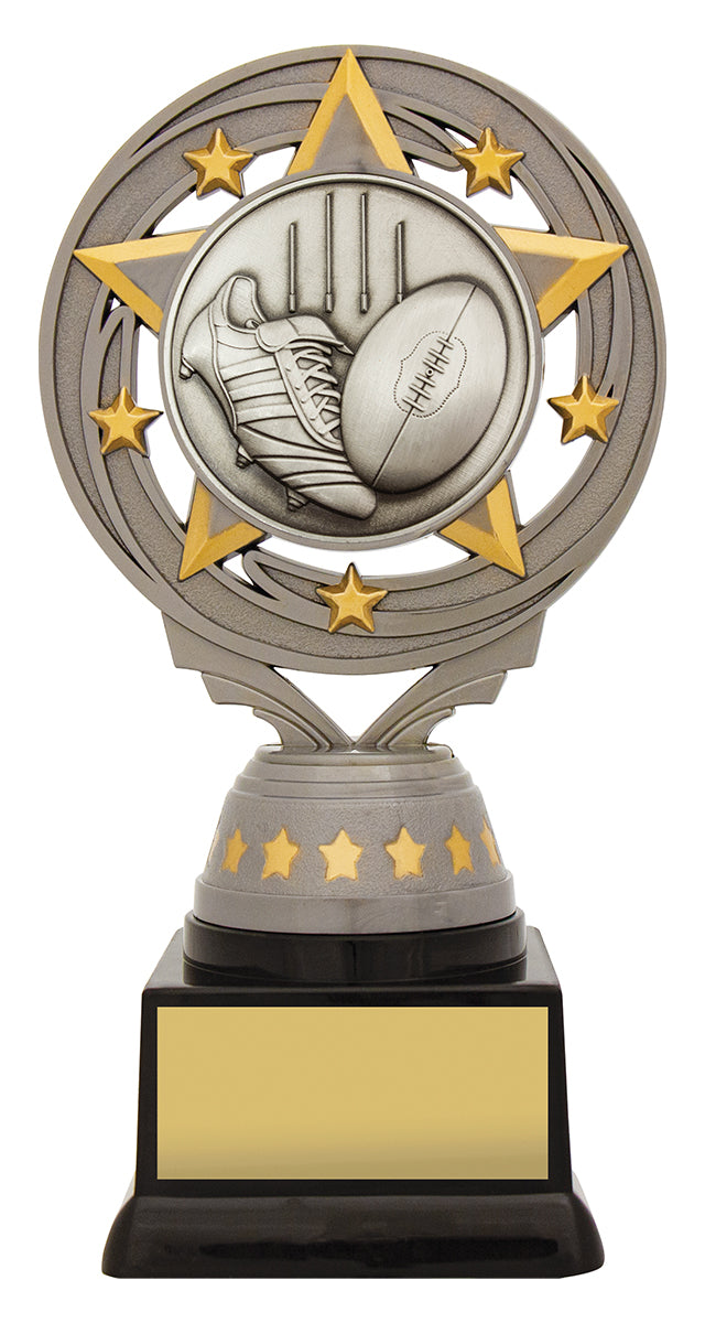 Silver Aussie Rules Torch - 165mm