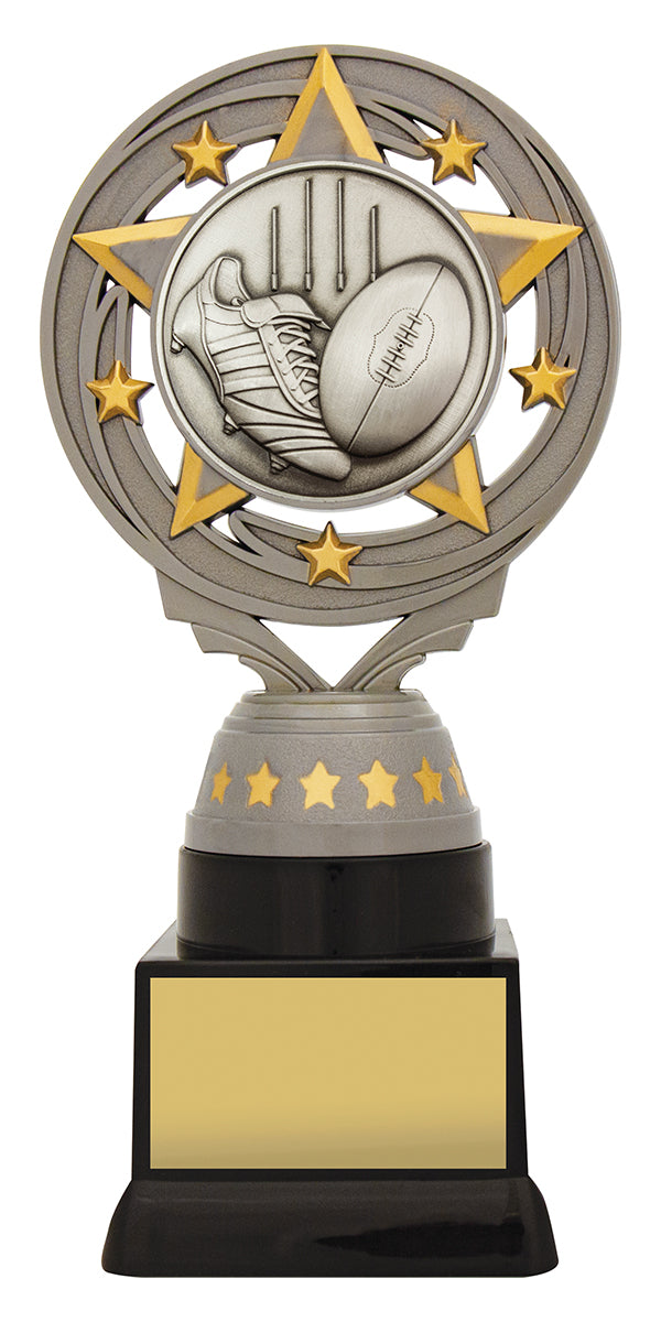 Silver Aussie Rules Torch - 180mm