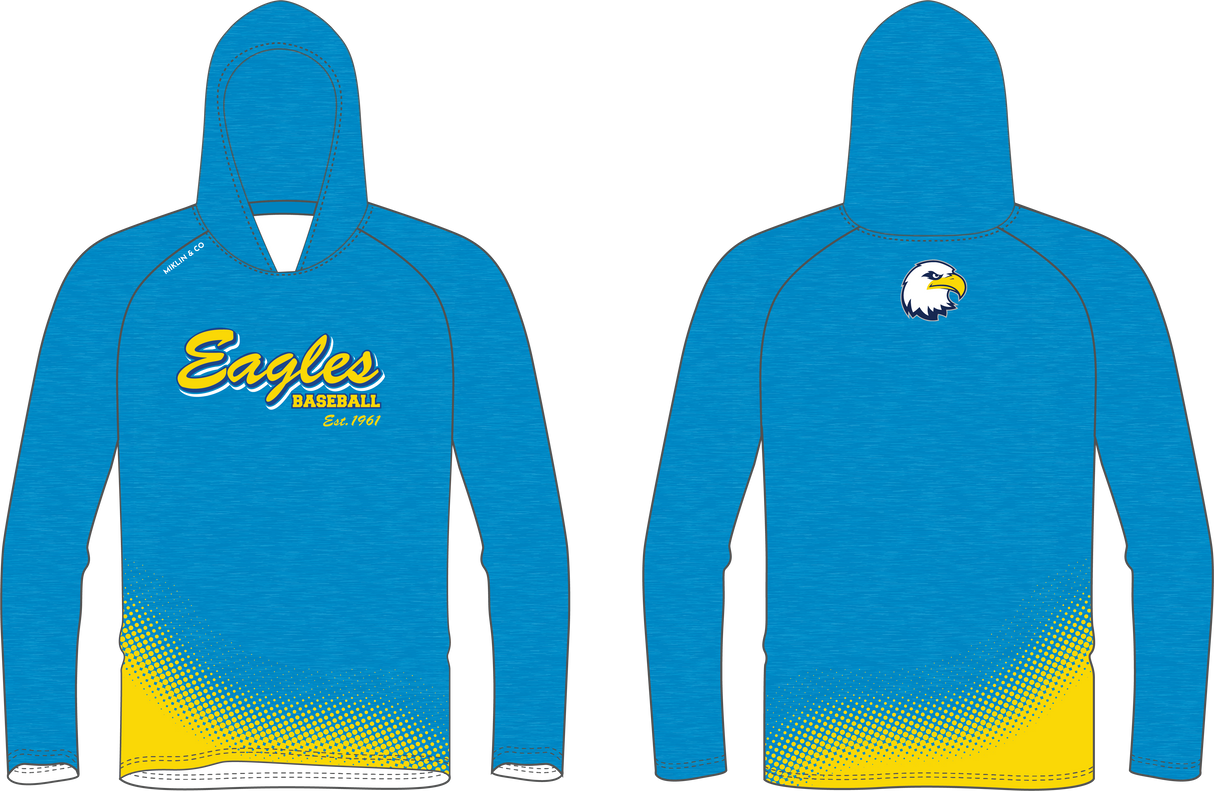 Mt Gravatt Eagles Long Sleeve Hooded Tee