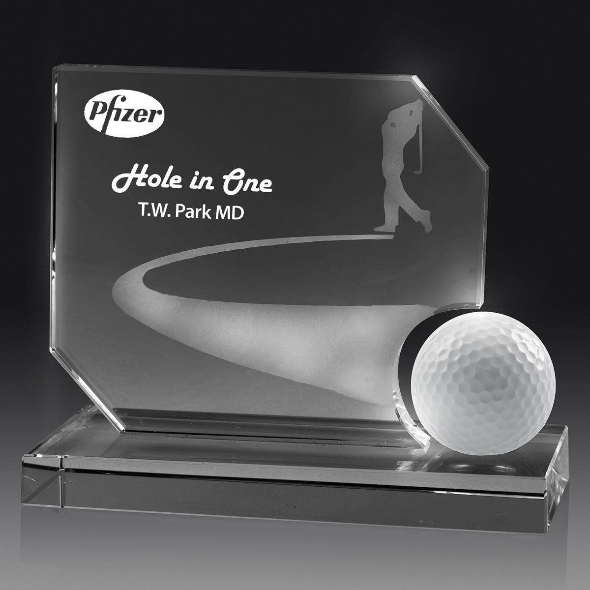 Ball Glass Pedestal - 130mm