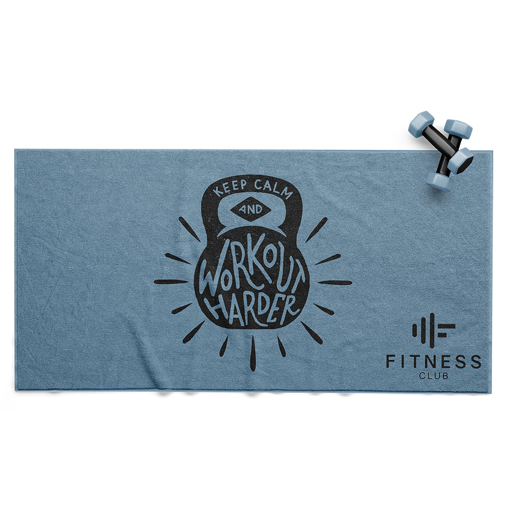 Custom 100% Cotton Gym Towel