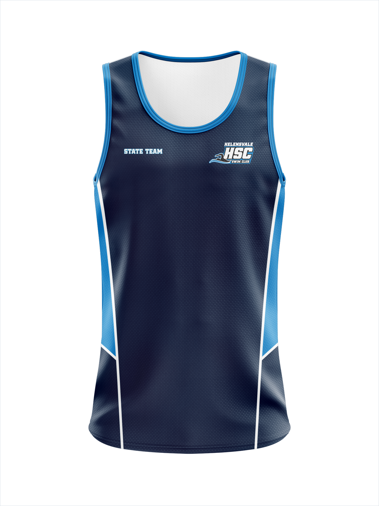 Helensvale Swim Club - QLD State Singlet Straight Back