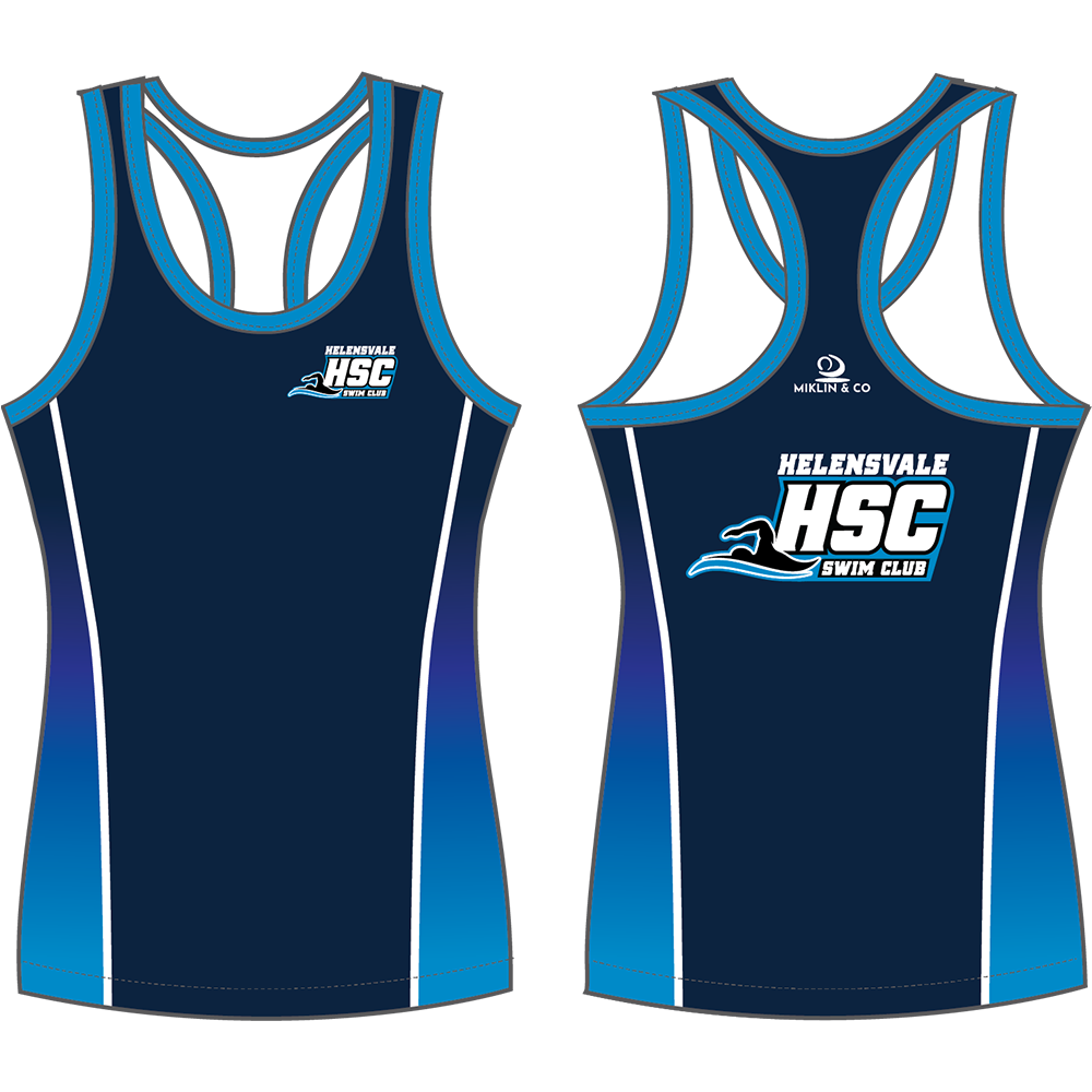 Helensvale Swim Club - Racer Back Training Singlet