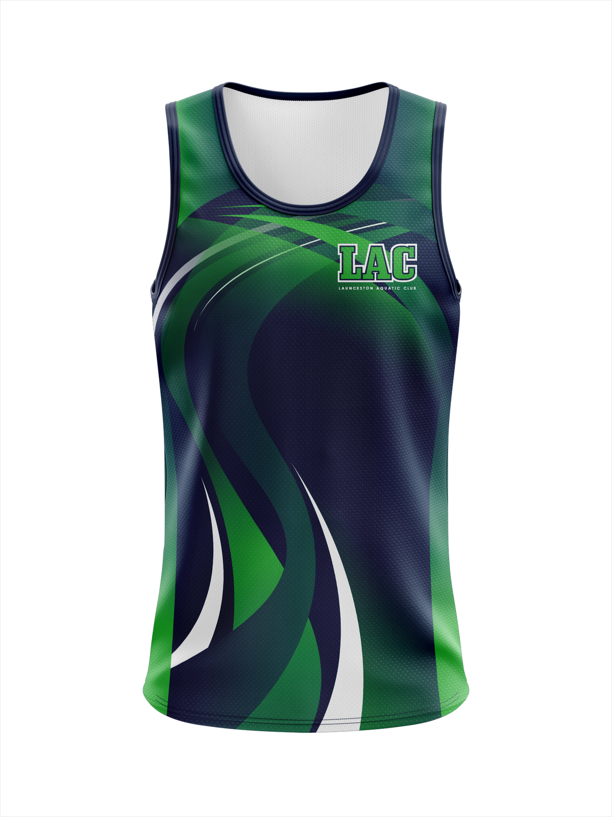 LAC Swim Club Straight Back Athletic Singlet