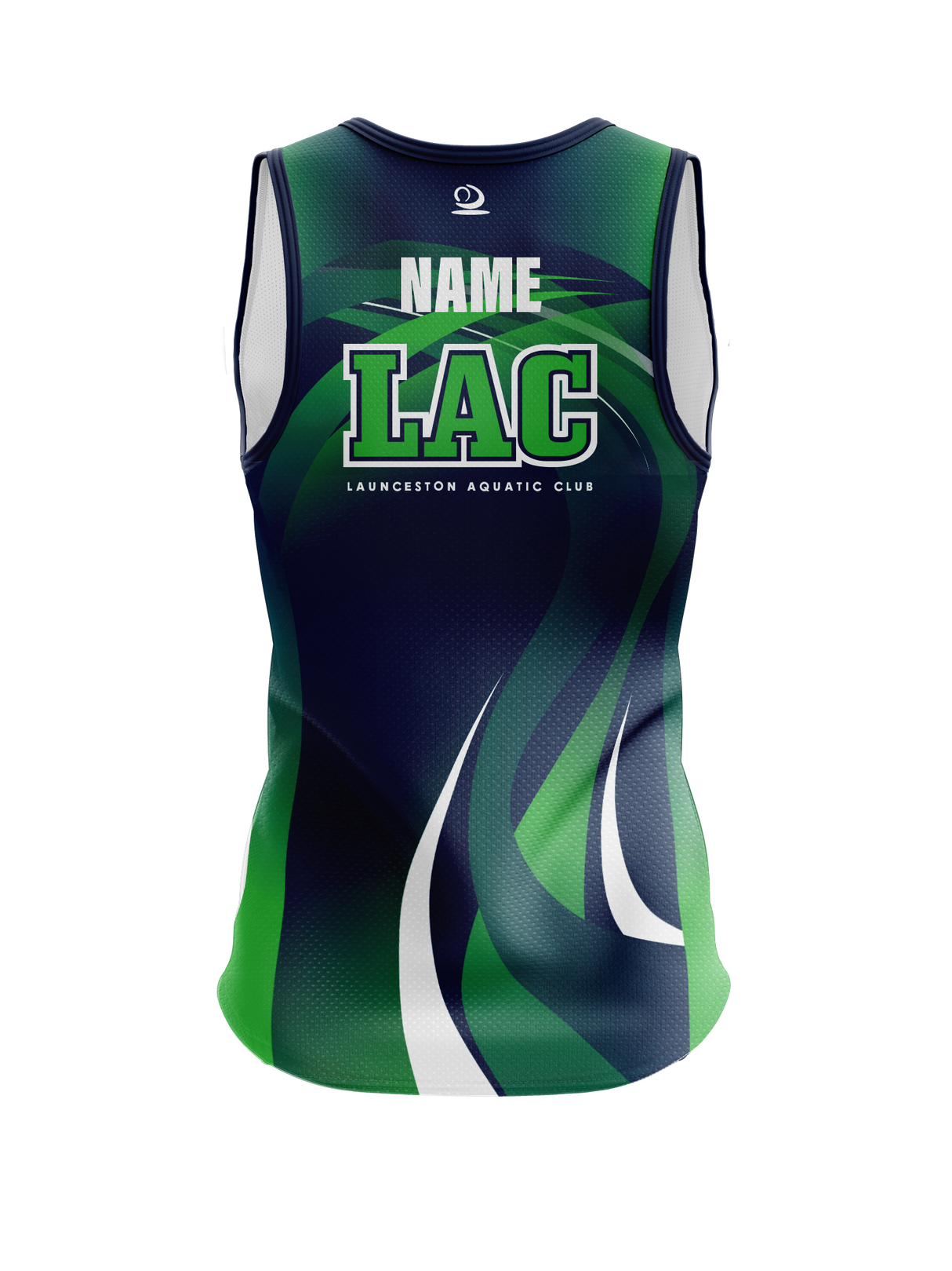 LAC Swim Club Straight Back Athletic Singlet