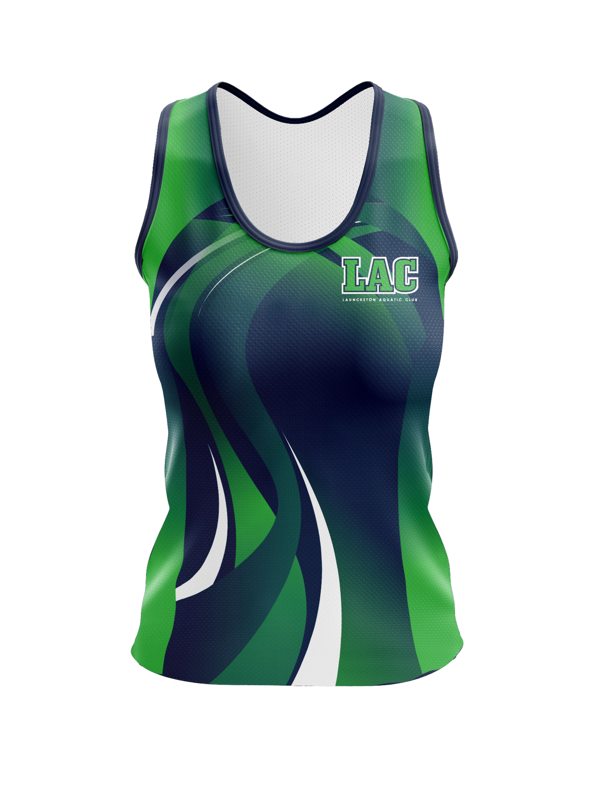 LAC Swim Club Straight Back Athletic Singlet