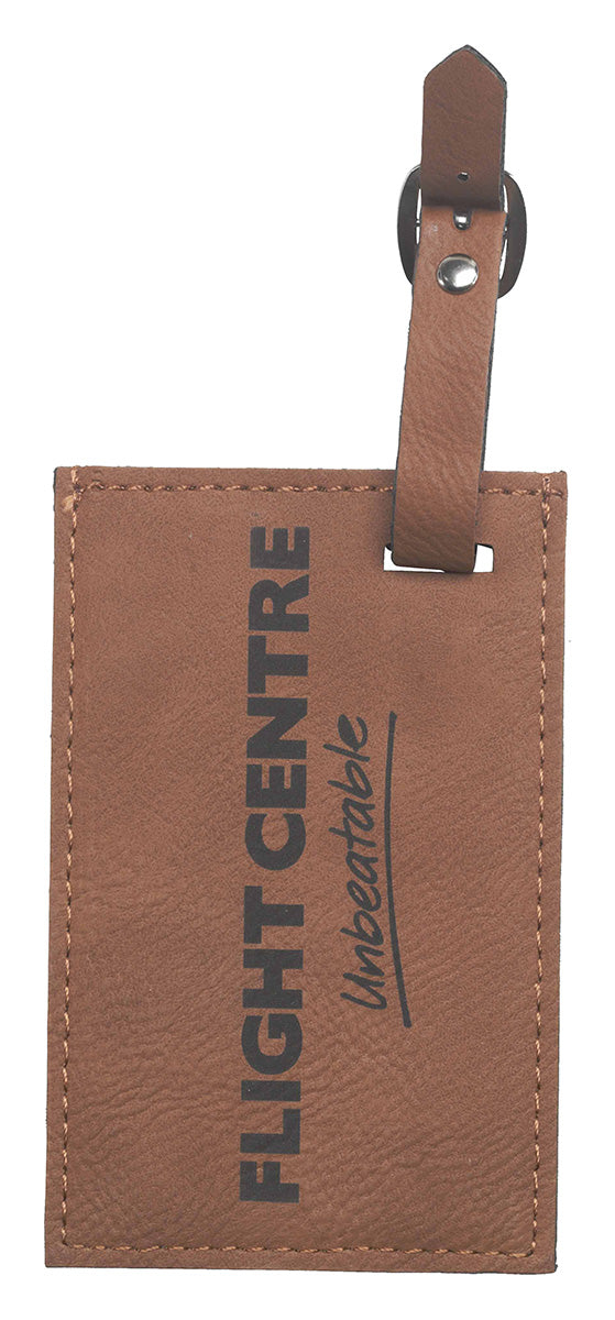 Leatherette Luggage Tag - 110mm