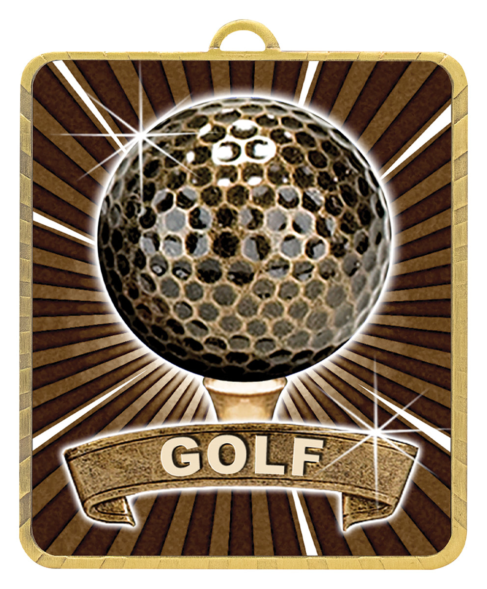 Gold Lynx Medal - Golf - Gold